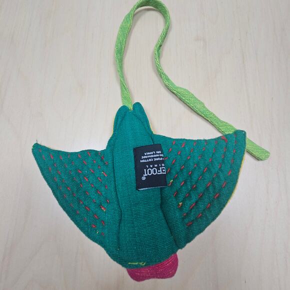 Stuffed Animal Toys Handmade Natural Cotton Fabric and Safety Tested | Manta Ray - Picture 2 of 3